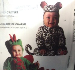 7862 TOM ARMA BABY DINO, LEOPARD COSTUME PATTERN 1/2-2, 2-4